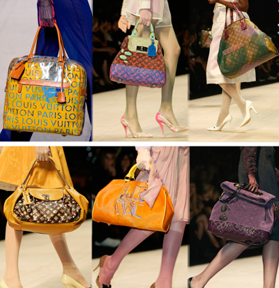 designer handbag metallic